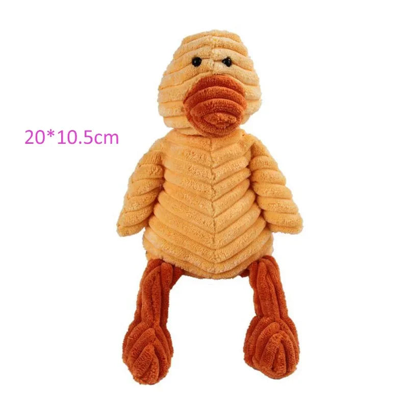 Squeaky Plush Animal Toy for Dogs β Tough & Fun