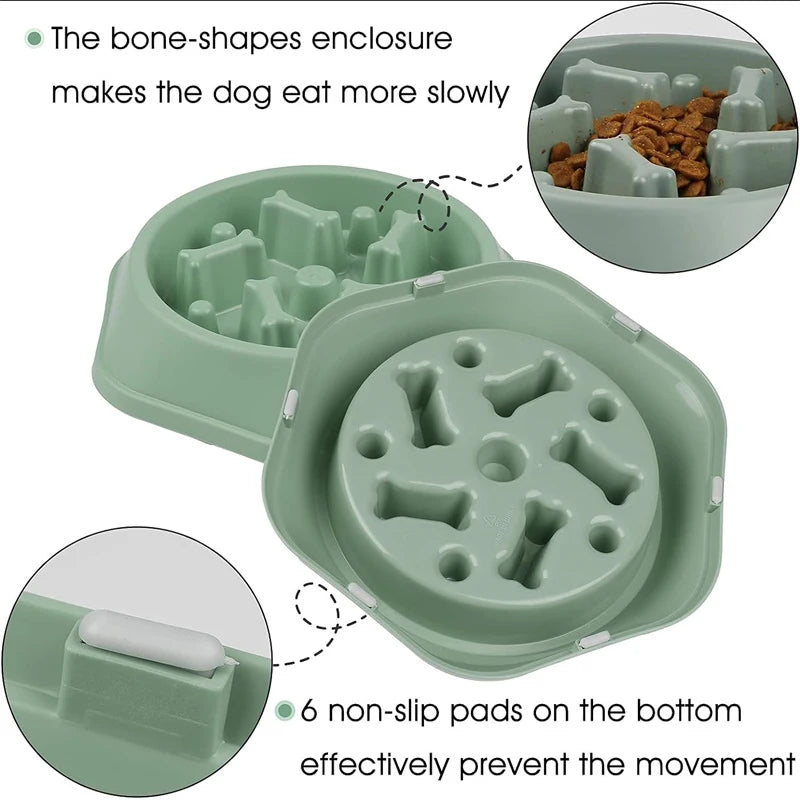 Dog Slow Feeder Bowl