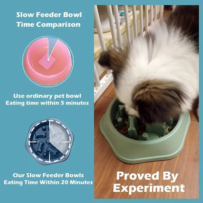 Bone Style Dog Slow Feeder