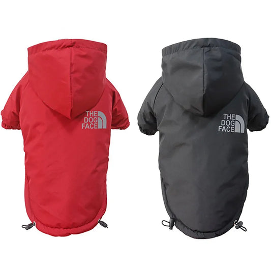 The Dog Face Waterproof Dog Jacket With Hood