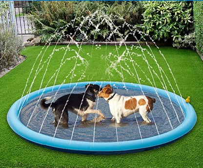 Outdoor Summer Dog Splash Sprinkler Pad