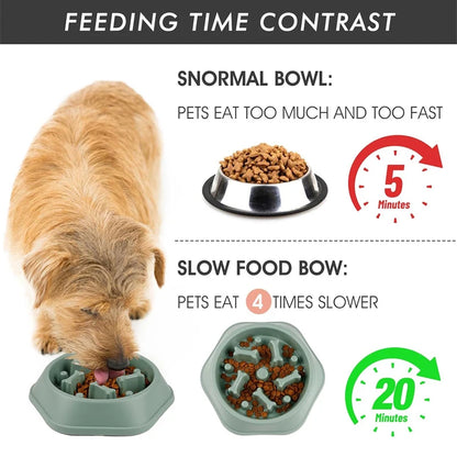 Dog Slow Feeder Bowl