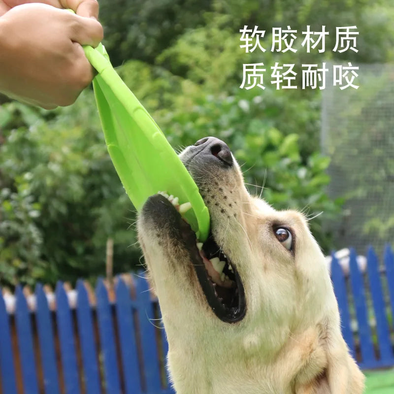 OUZEY Bite Resistant Flying Frisbee For Dogs