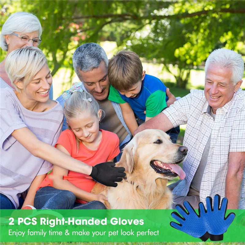 Rubber Glove Pet Bath Brush