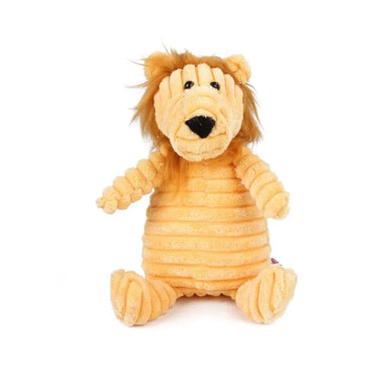 Squeaky Plush Animal Toy for Dogs – Tough & Fun