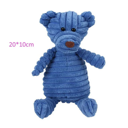 Squeaky Plush Animal Toy for Dogs – Tough & Fun
