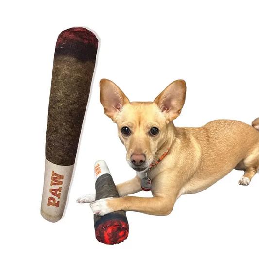 Squeaky Plush Weed Joint – Perfect Dog Gift