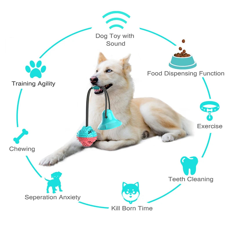 Tug of War Rope Feeding Toy for Dogs