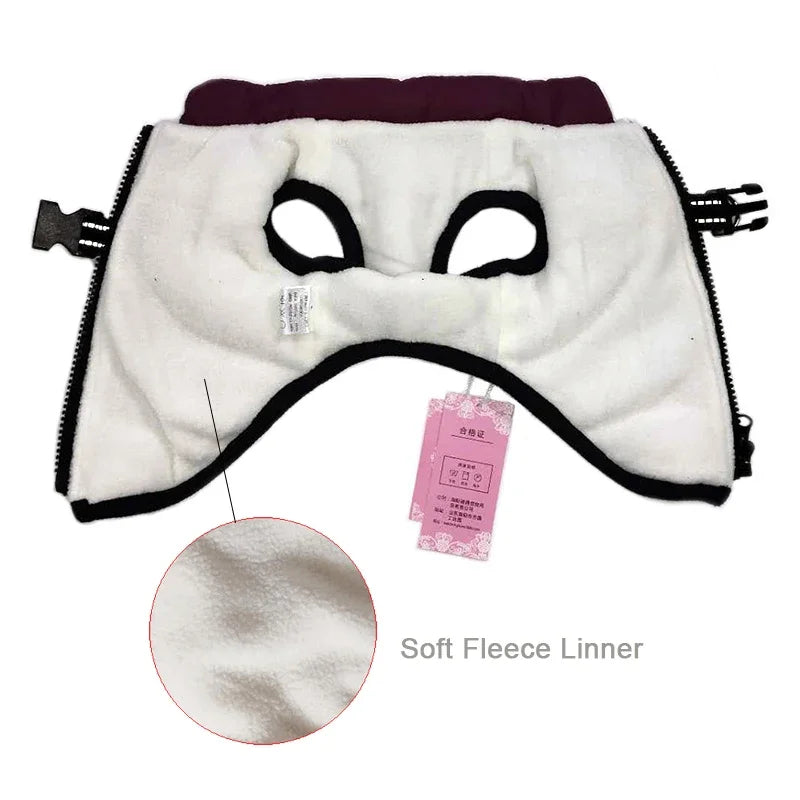 Comfortable and Waterproof Stuffed Fur Dog Vest with Harness