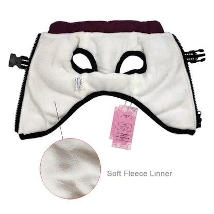 Comfortable and Waterproof Stuffed Fur Dog Vest with Harness