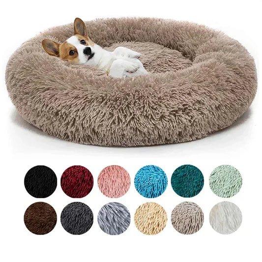 Furry Dog and Cat Bed