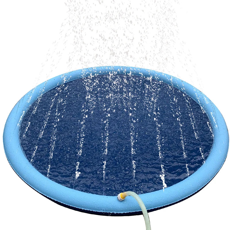 Outdoor Summer Dog Splash Sprinkler Pad