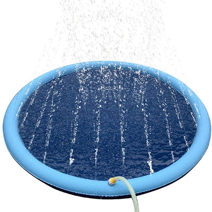 Outdoor Summer Dog Splash Sprinkler Pad