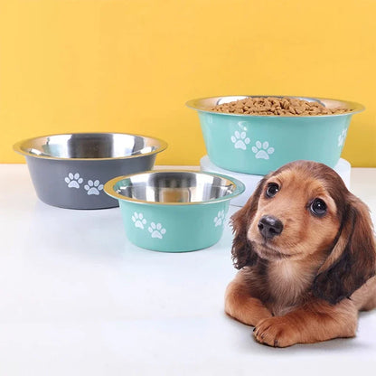Anti-Slip Dog Bowls for Food and Drink