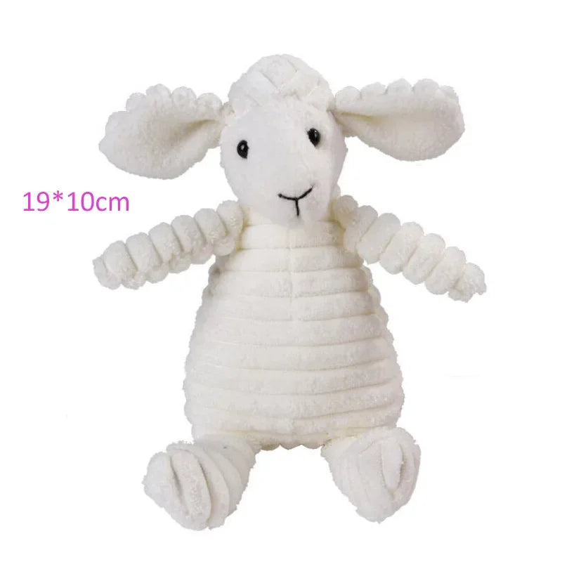 Squeaky Plush Animal Toy for Dogs – Tough & Fun