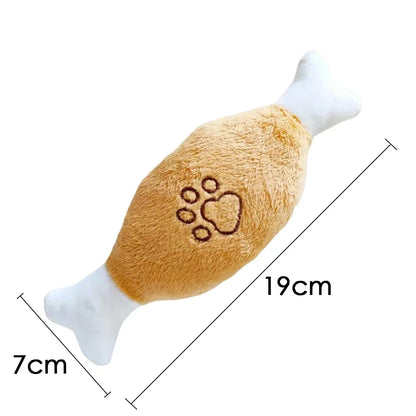 Squeaky Plush Animal Toy for Dogs – Tough & Fun