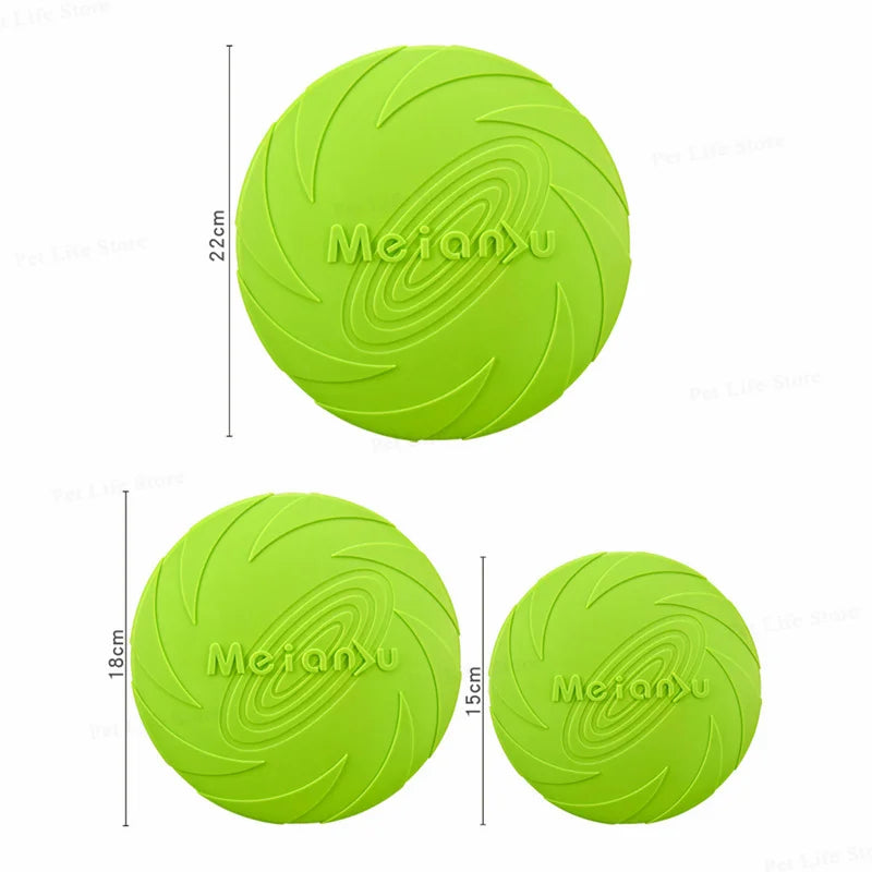 OUZEY Bite Resistant Flying Frisbee For Dogs